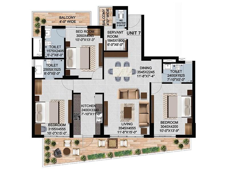 Floor plan, Sare The Grand