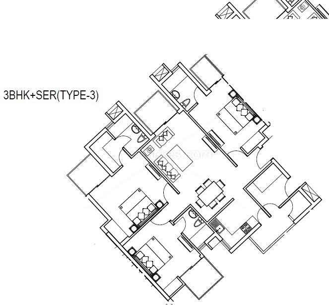 Floor plan, Sidhartha NCR Lotus
