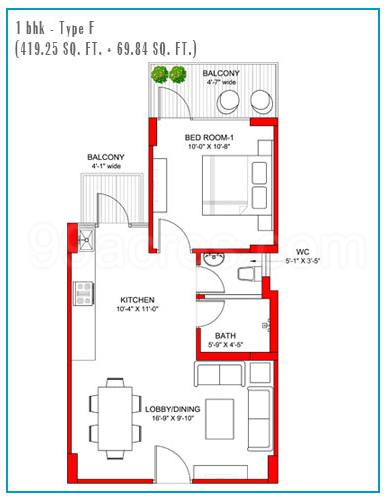 Floor plan, Signature Global Grand IVA