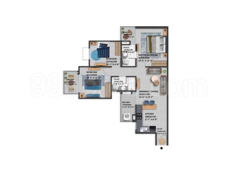 Floor plan, Signature Global Imperial
