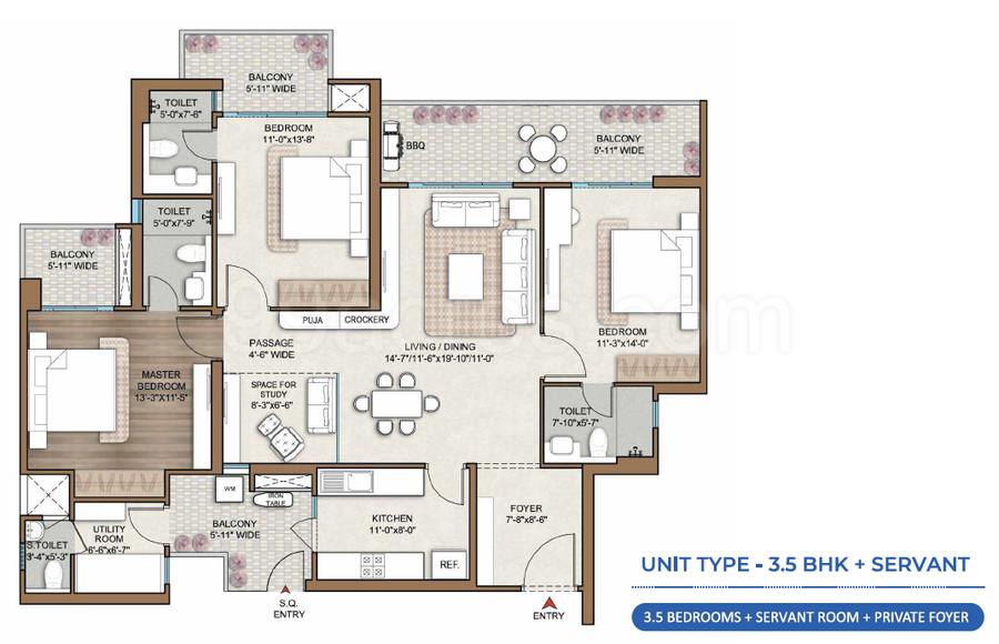 Floor plan, Smartworld One DXP