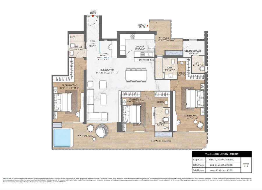 Floor plan, Smartworld The Edition