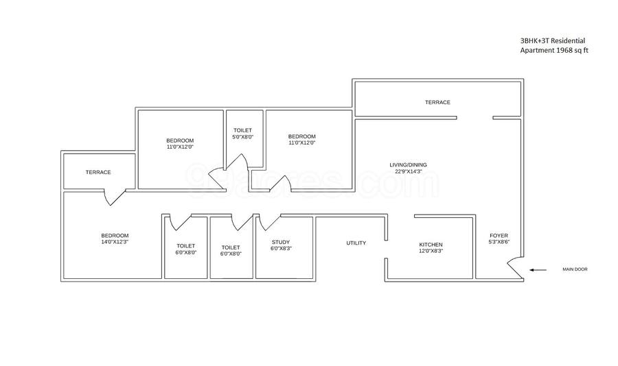 Floor plan, Sogno Homes