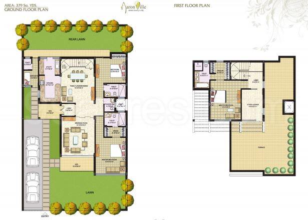 Floor plan, SS Aaron Ville