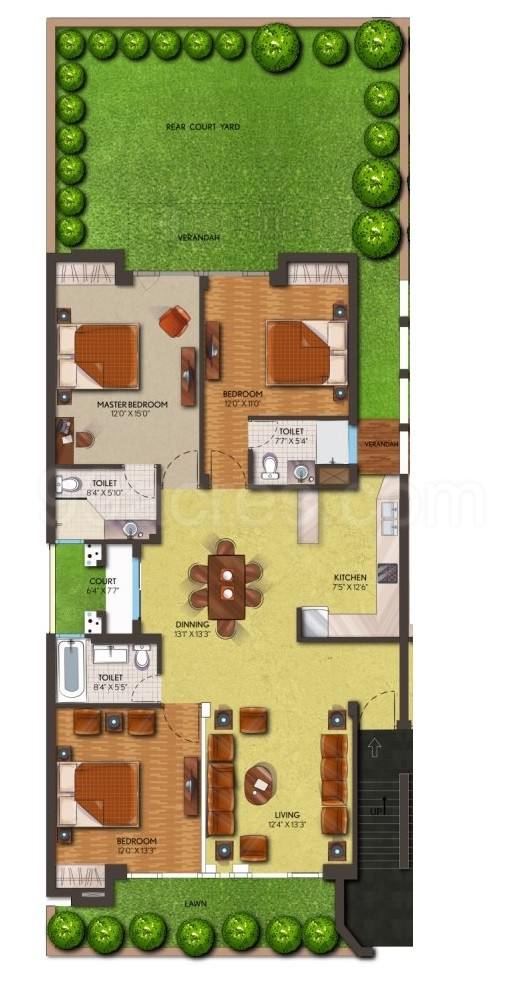 Floor plan, SS Almeria