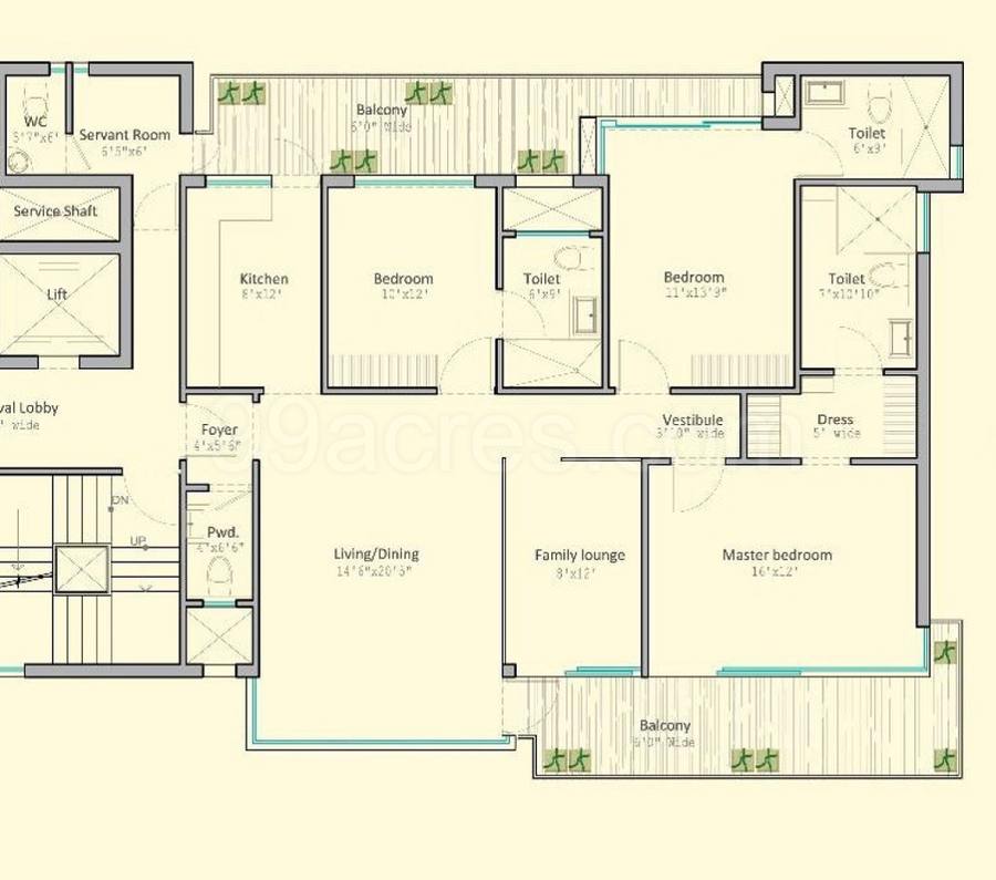 Floor plan, SS Hibiscus 2