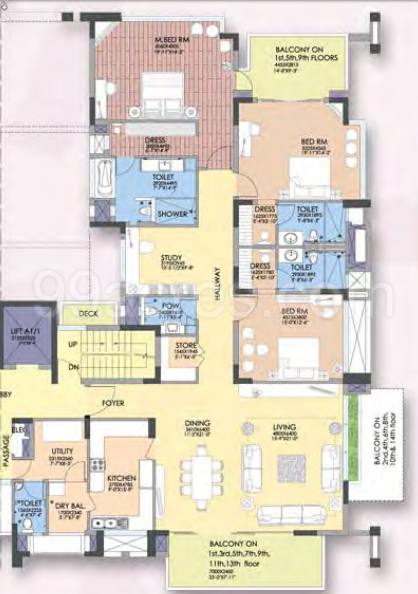Floor plan, SS Hibiscus