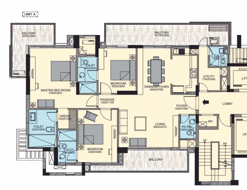 Floor plan, SS The Leaf