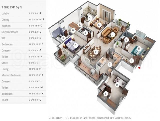 Floor plan, Suncity Heights