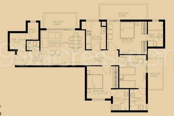 Floor plan, TDI Ourania