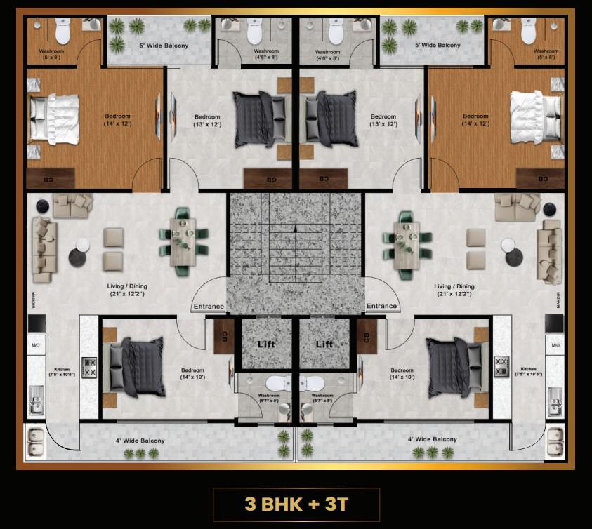 Floor plan, The Nature Valley