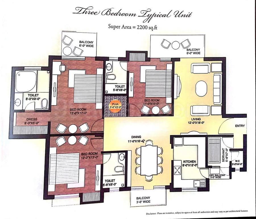 Floor plan, Tulip Ace