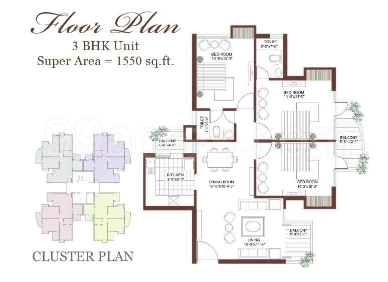 Floor plan, Tulip Petals