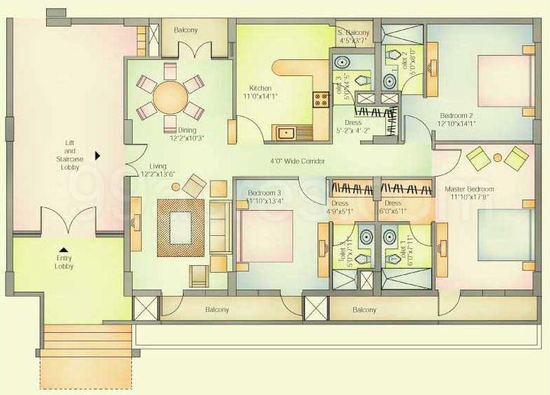 Floor plan, Vatika City