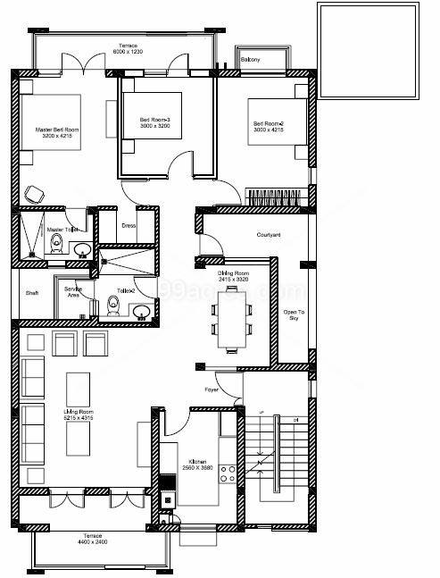 Floor plan, Vatika INXT Floors