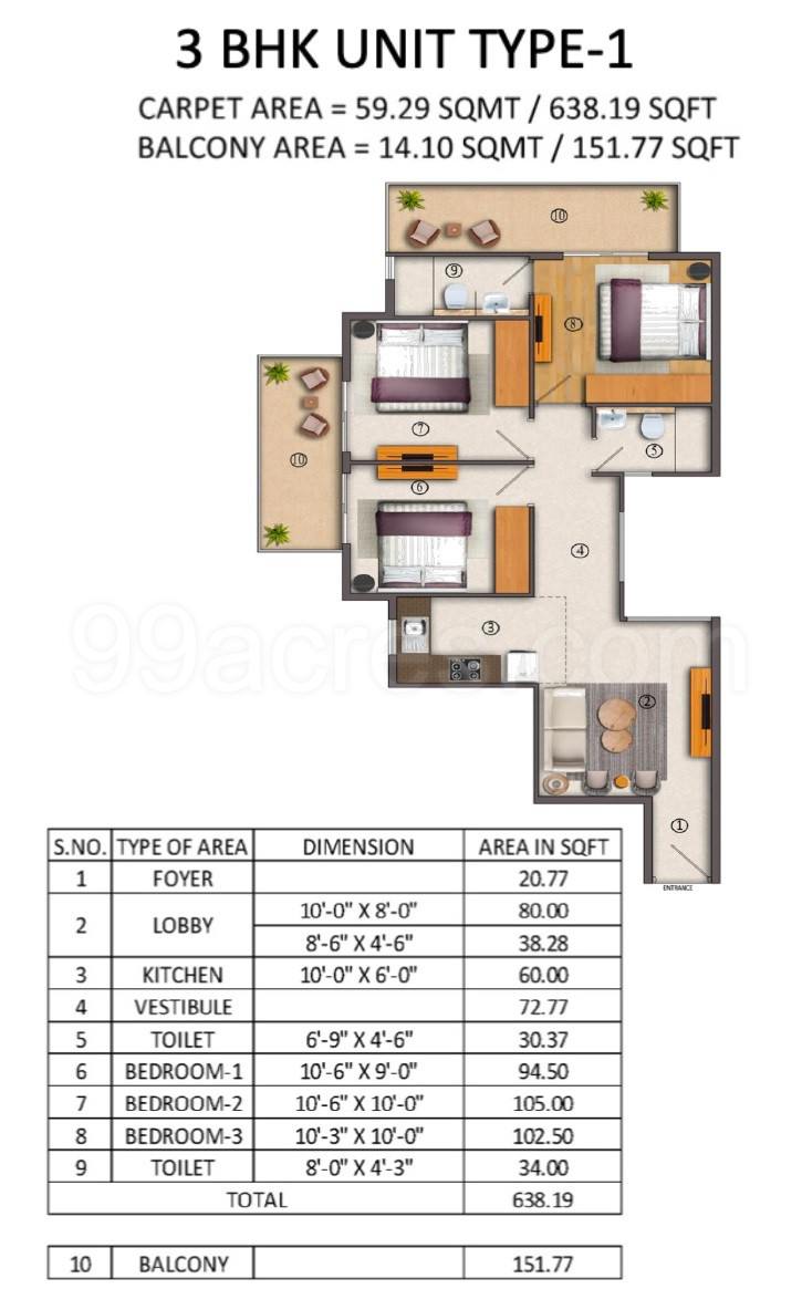 Floor plan, Yashika 104